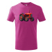 Dětské tričko s traktůrkem - krásný barevný motiv s plnými barvami