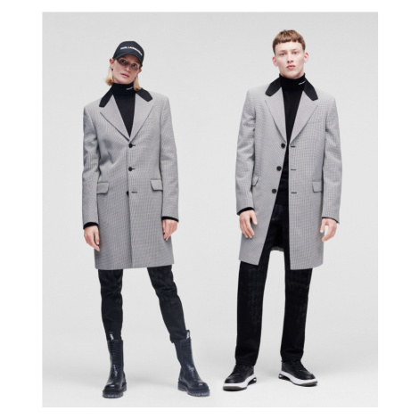 Kabát Karl Lagerfeld Karl By Karl Crombie Coat Čierna