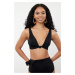 Trendyol Black Bralette Knotted Bikini Top