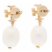 Tory Burch Náušnice Kira Pearl Drop Earring 65156 Biela