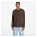 Tričko Nike Solo Swoosh Men's Long Sleeve Top Baroque Brown/ White