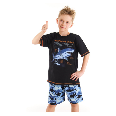 mshb&g Shark Kamo Boys T-shirt Shorts Set