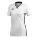 Dámské tréninkové tričko Tiro 19 Jersey DP3188 bílá - Adidas S