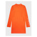Calvin Klein Jeans Každodenné šaty IG0IG01811 Oranžová Regular Fit