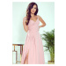 Elegantné ružové maxi šaty DANIELE 299-2