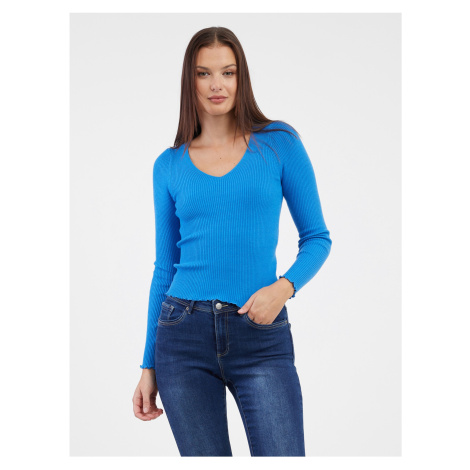 Blue women's sweater VERO MODA Evie - Women