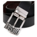 Opasok Diesel Logo Rev B-Shift Ii Belt Black/Dark Brown