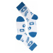 Modro-biele ponožky Folk Socks