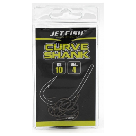 Jet fish háčiky curve shank 10 ks - 4
