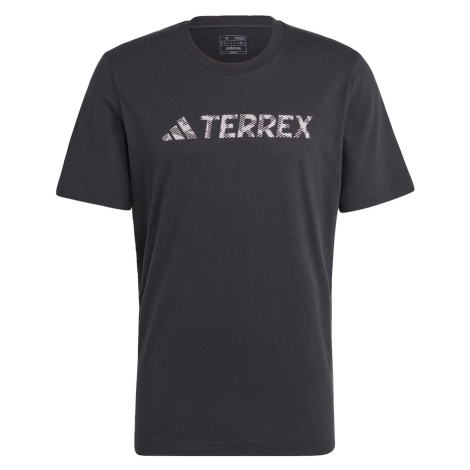 ADIDAS TERREX Funkčné tričko  sivá / čierna / biela