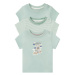 lupilu® Detské bavlnené tričko pre bábätká BIO, 3 kusy (zelená)