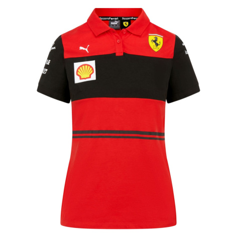 Ferrari dámske polo tričko redblack F1 Team 2022 Puma