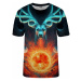 Bittersweet Paris Unisex's Celestial Fire T-Shirt Tsh Bsp390