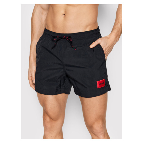 Hugo Plavecké šortky Dominica 50469323 Čierna Regular Fit Hugo Boss