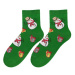 Bratex 2988 X-Mass Socks Women's 36-41 green d-034