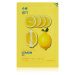 Holika Holika Pure Essence Lemon plátenná maska so zjemňujúcim a osviežujúcim účinkom s vitamíno