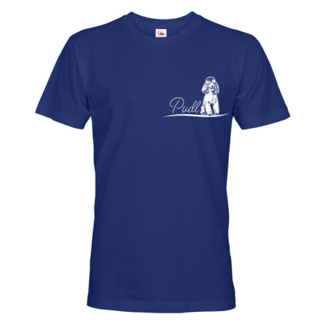 Pánské tričko pre milovníkov zvierat - Pudel - darček na narodeniny