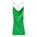 MANGO Kokteilové šaty 'Lupe'  zelená