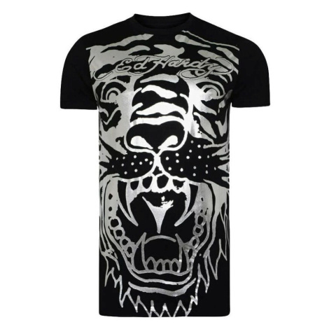 Ed Hardy  Big-tiger t-shirt  Tričká s krátkym rukávom Čierna