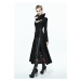 kabát DEVIL FASHION Scarlet Town Gothic Overcoat with Medici Collar