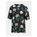 Dark blue floral blouse VERO MODA Betty - Women