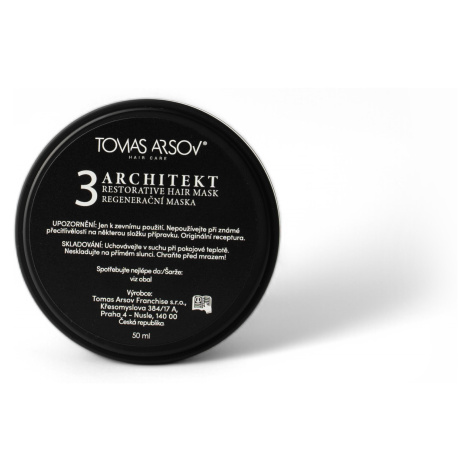 Tomas Arsov ARCHITEKT Regeneračná maska Objem: 50 ml