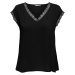 ONLY Dámske tričko ONLJASMINA Regular Fit 15252241 Black XS