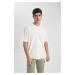 DEFACTO Oversize Fit Crew Neck Short Sleeve T-Shirt