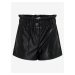 Black faux leather shorts ONLY Stephanie - girls