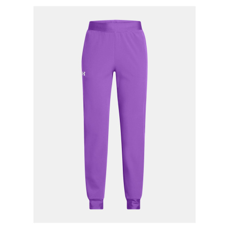 Dievčenské tepláky Under Armour UA Rival Woven Jogger-PPL