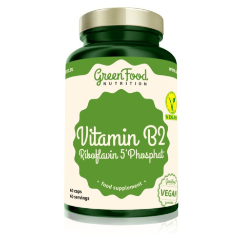 GreenFood Nutrition Vitamin B2 Riboflavin 5'Phosphat kapsuly pre zdravie zraku a pokožky