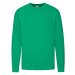 Green Men's Sweatshirt Lightweight Set-in-Sweat Sweat Fruit of the Loom