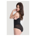 Bodysuit under the bust slimming 119 Black