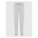 Adidas Teplákové nohavice Essentials Fleece 3-Stripes GV6020 Sivá Slim Fit