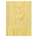 Žlté pruhované voľné šaty VILA Binni