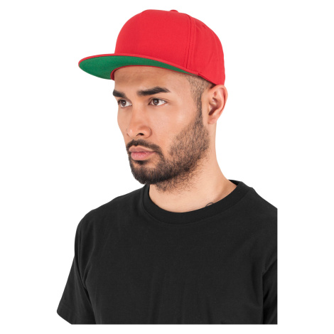 Classic 5 Panel Snapback Red