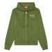 Mikina Diesel S-Ginn-Hood-Zip-K11 Sweat-Shir Bronze Green