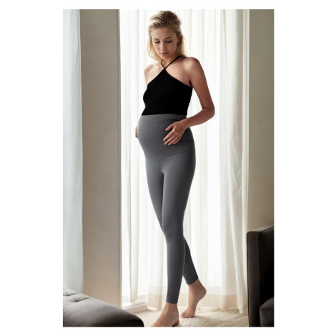 86606 Dewberry Thermal Warm Flexible Winter Pregnant Tights-ANTHRACITE