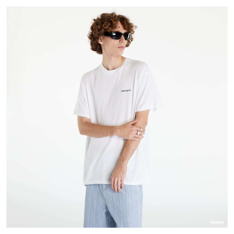 Tričko Carhartt WIP S/S Script Embroidery T-Shirt White