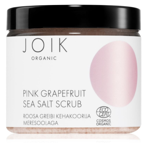 JOIK Organic Pink Grapefruit telový peeling s morskou soľou