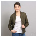 Bunda Urban Classics Ladies Light Bomber Jacket Green