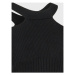 Kontatto Úpletové šaty 3M7761 Čierna Slim Fit