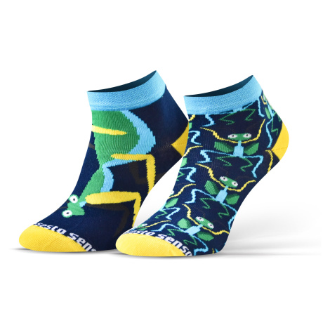 Sesto Senso Unisex's Finest Cotton Ankle Socks Praying Mantis