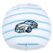 Jarná čiapočka New Baby s autíčkom bielo-modrá, veľ:86/92, 20C30579