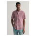 KOŠEĽA GANT REG POPLIN MICROCHECK SS SHIRT RUBY RED