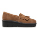 Clarks Poltopánky Airabell Slip 261638284 Hnedá