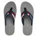 Tommy Hilfiger Žabky Corporate Monotype Beach Sandal FM0FM04913 Strieborná