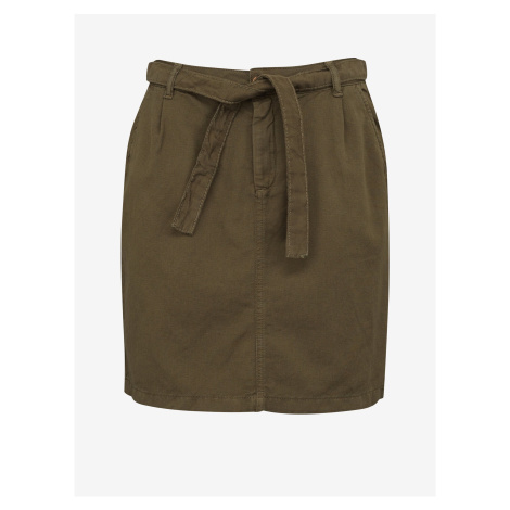 Khaki women's skirt CAMAIEU - Women's