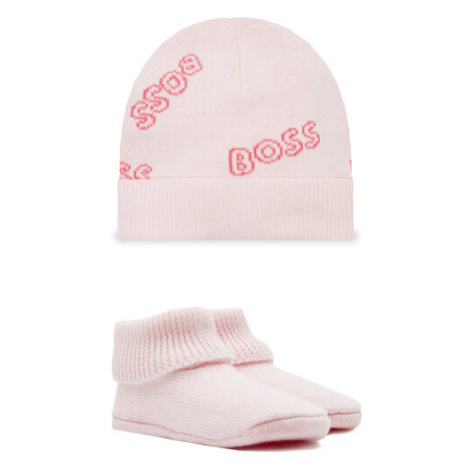 Boss Set čiapka a ponožky J98386 Ružová Hugo Boss