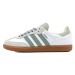 adidas  Samba OG  Cloud White Silver Green  Módne tenisky Zelená